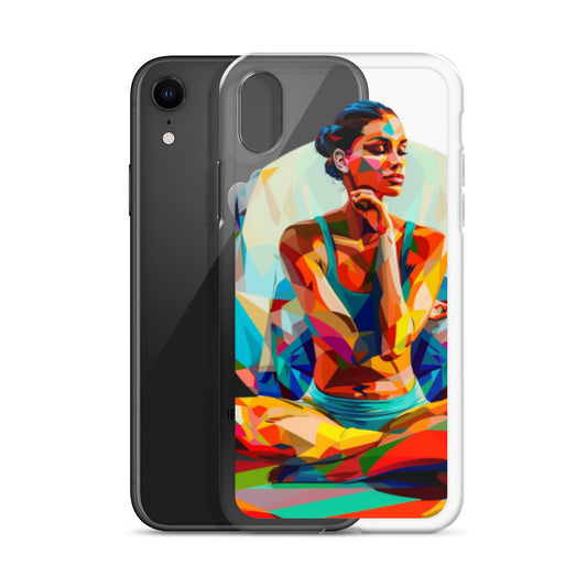 "sukhasana" Clear Case for iPhone®