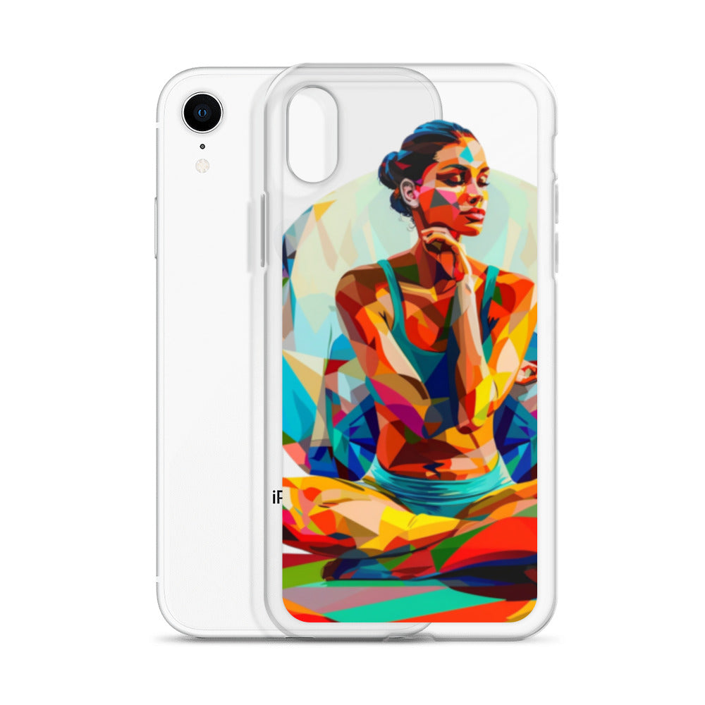 "sukhasana" Clear Case for iPhone®