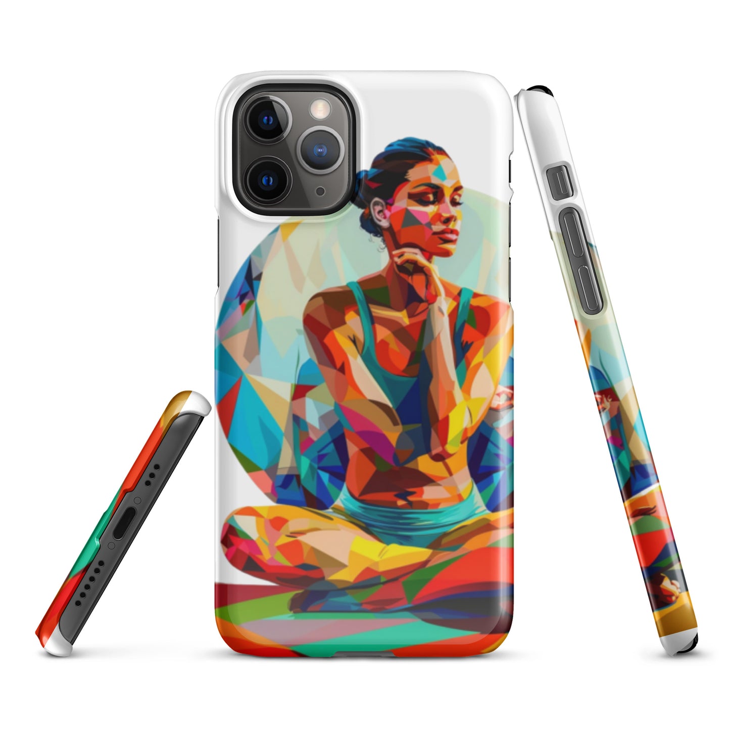 "sukhasana" Snap case for iPhone®