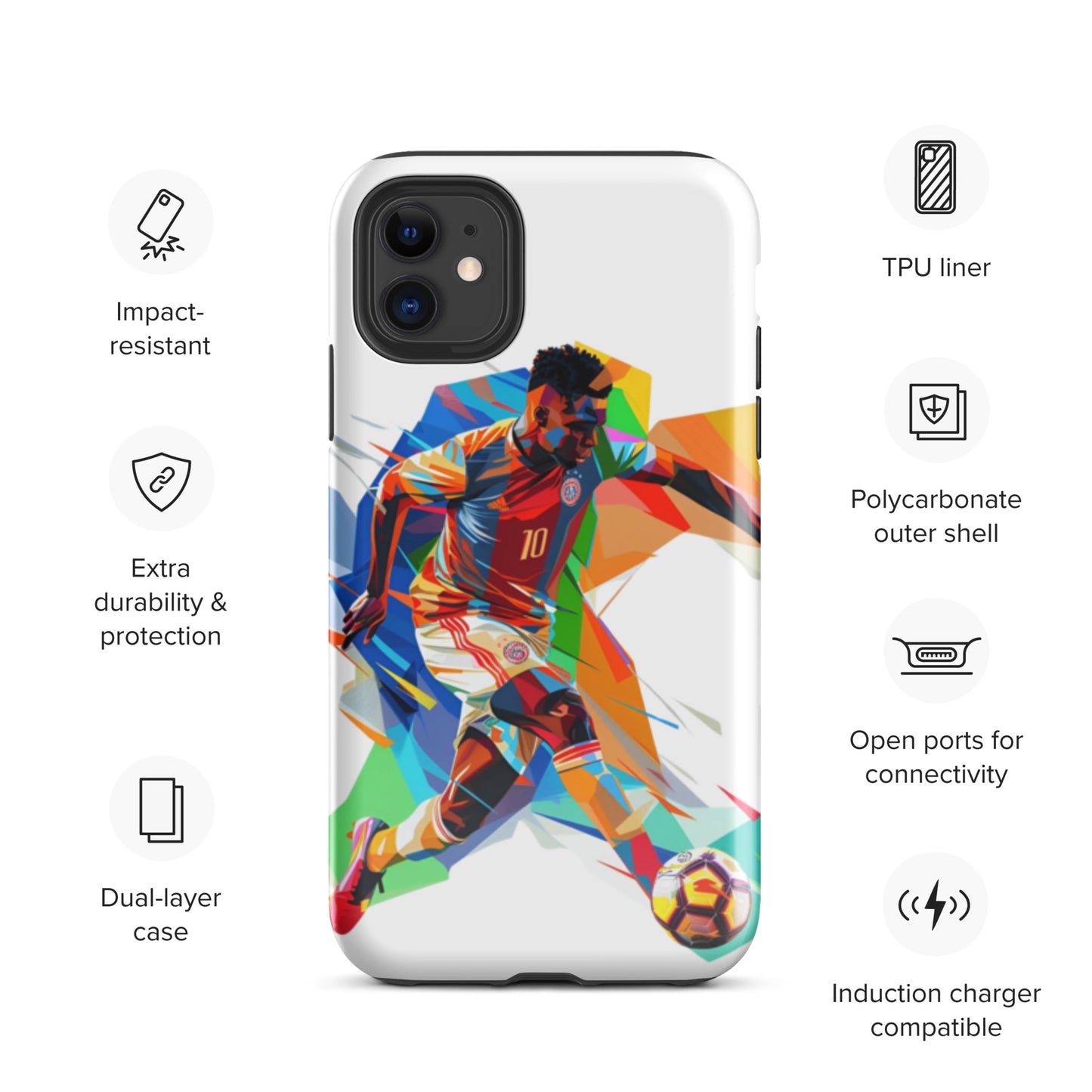 "Soccer" Tough Case for iPhone®