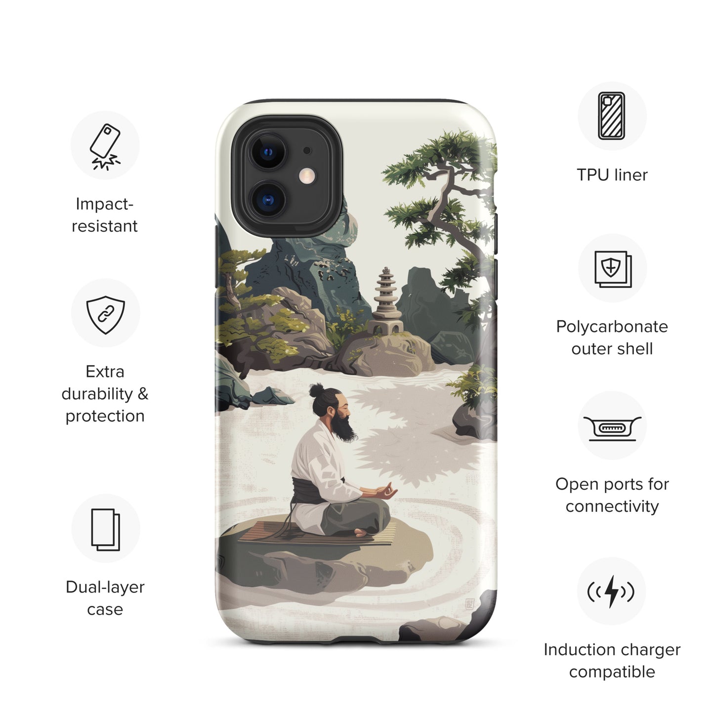 "Mindful" Tough Case for iPhone®