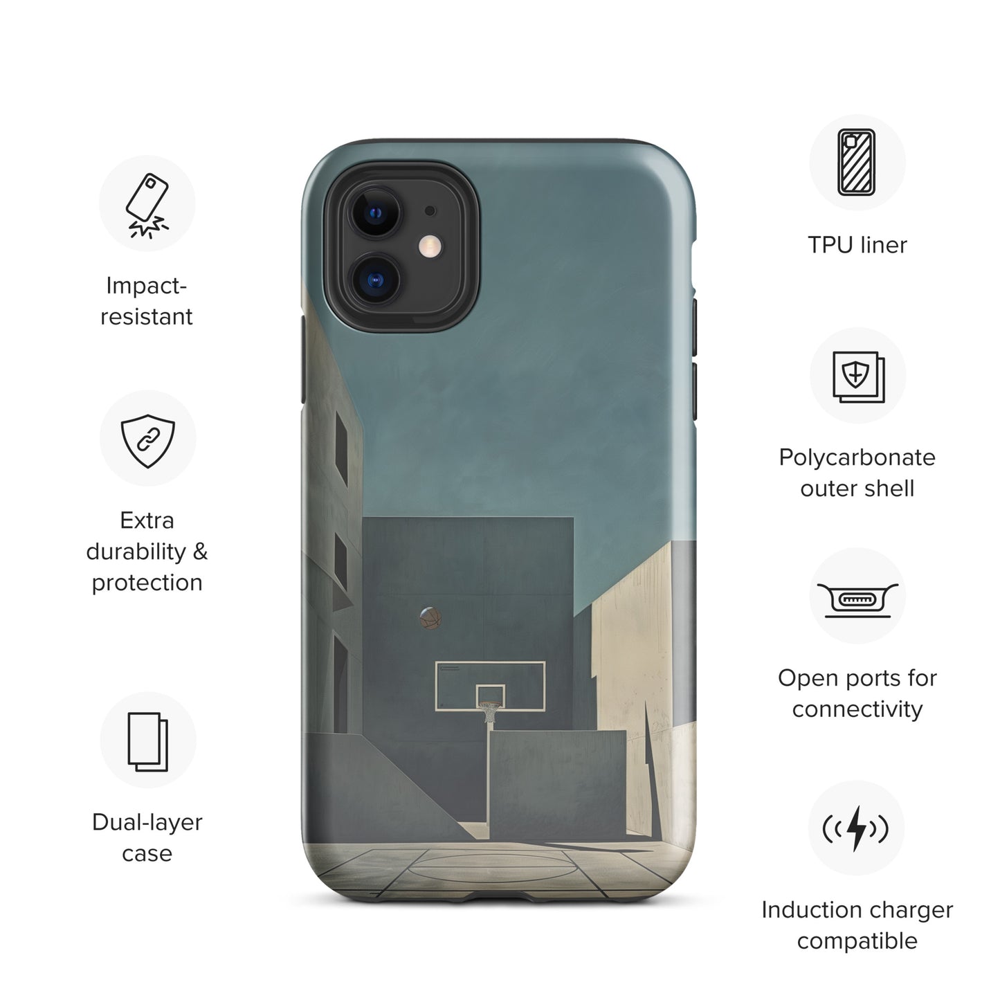 "Concrete" Tough Case for iPhone®