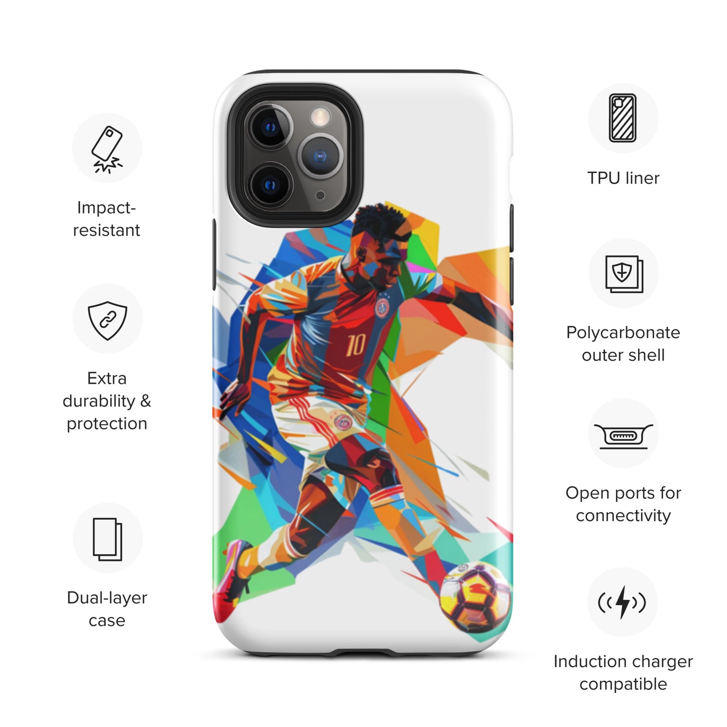 "Soccer" Tough Case for iPhone®