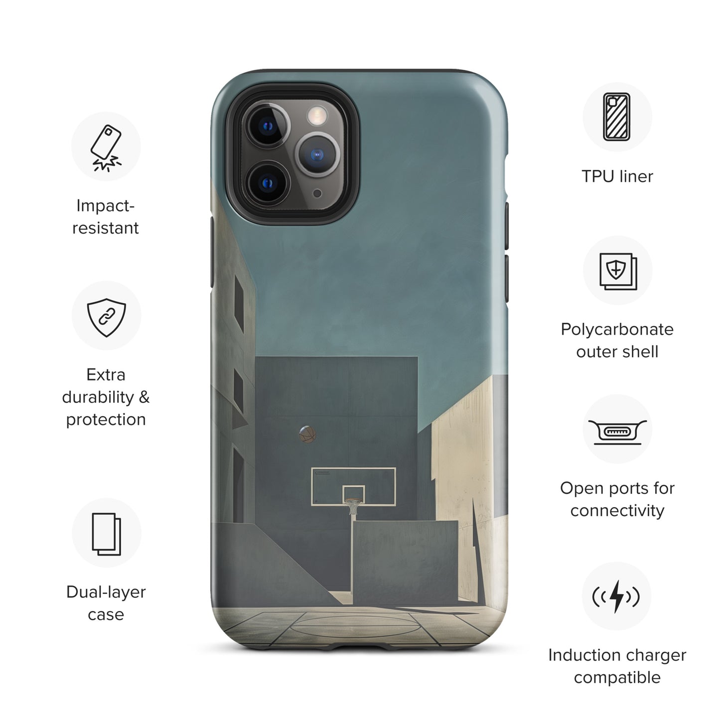 "Concrete" Tough Case for iPhone®