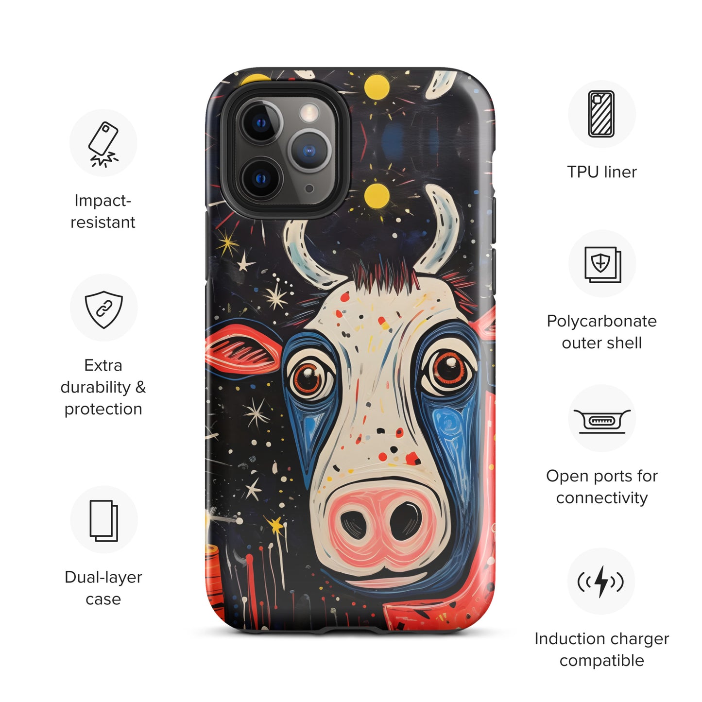 "Cow" Tough Case for iPhone®