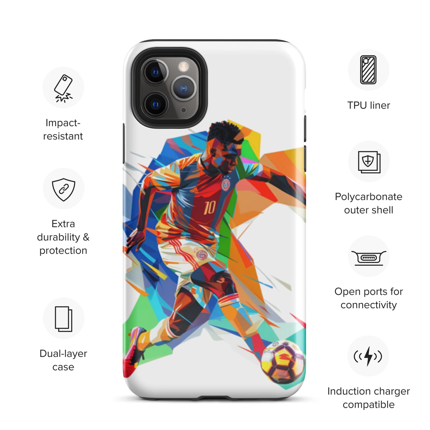 "Soccer" Tough Case for iPhone®