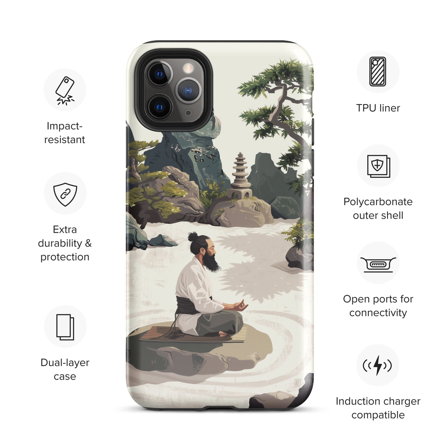 "Mindful" Tough Case for iPhone®