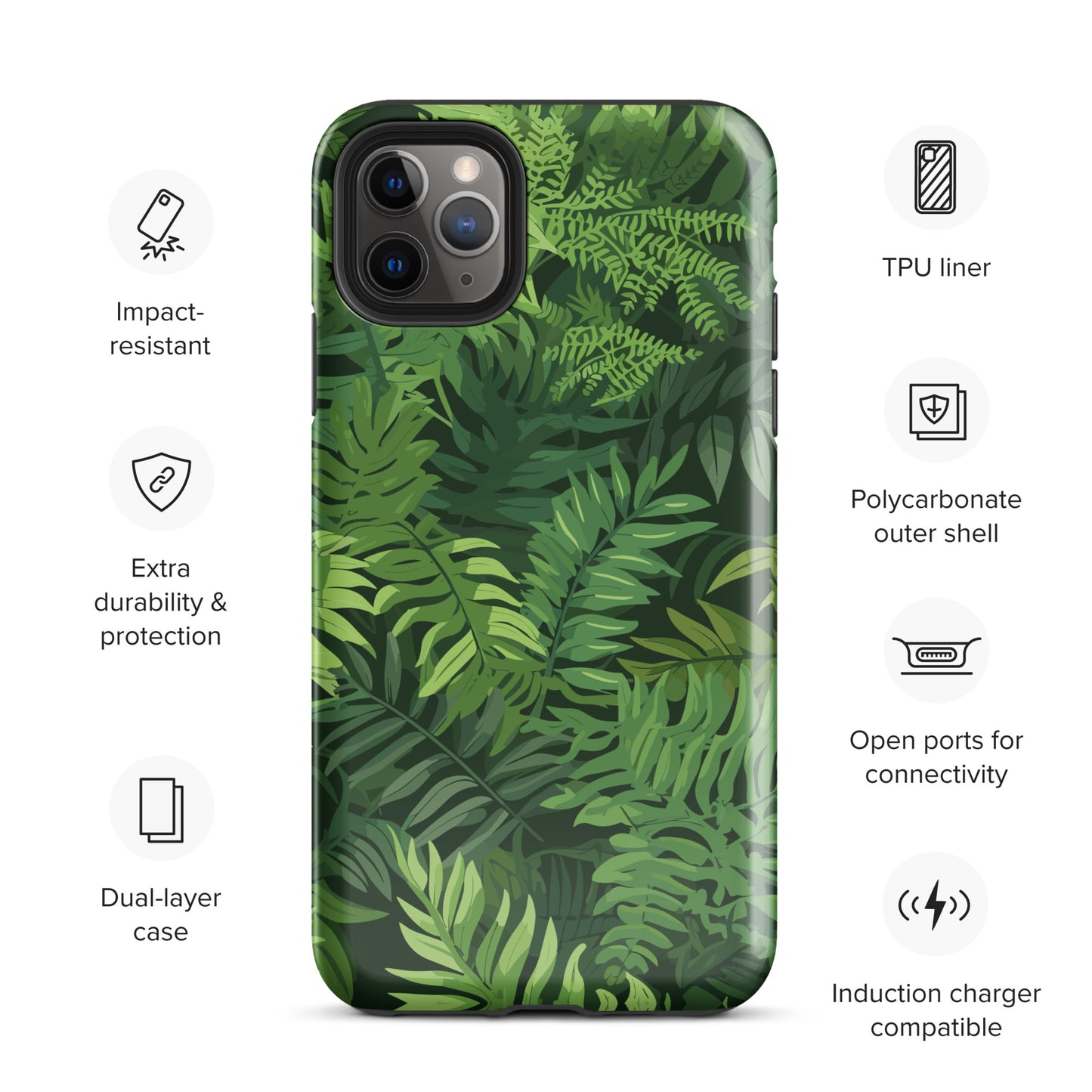 "Ferns" Tough Case for iPhone®