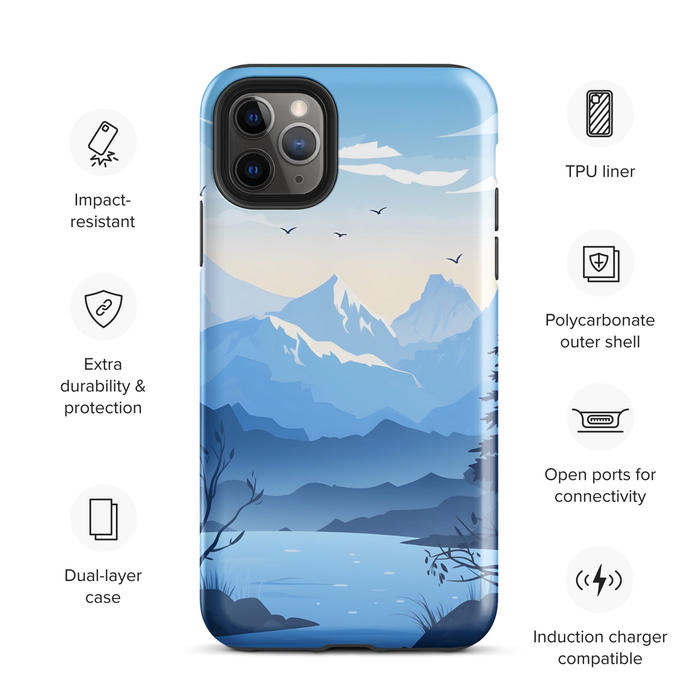 "Blue" Tough Case for iPhone®