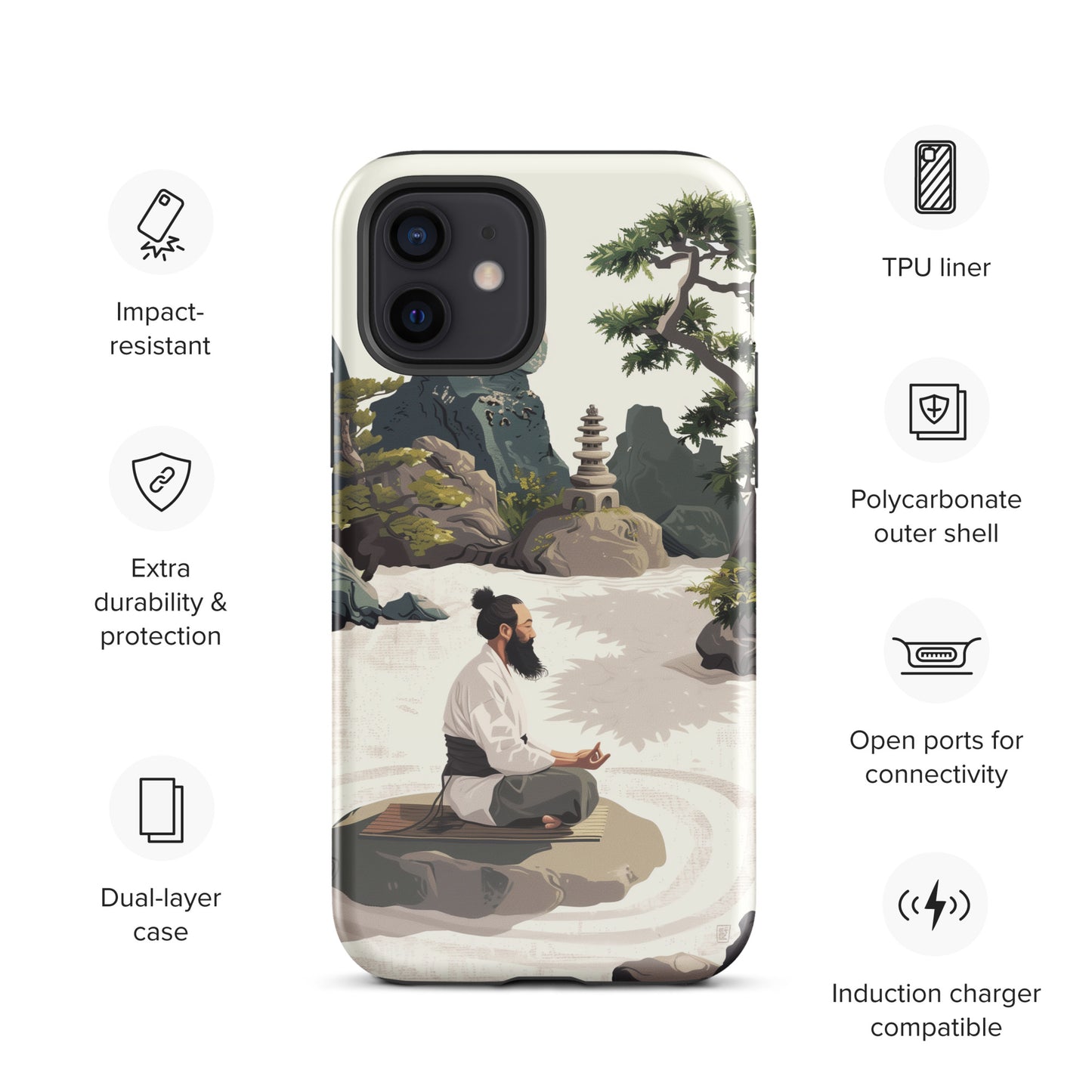 "Mindful" Tough Case for iPhone®