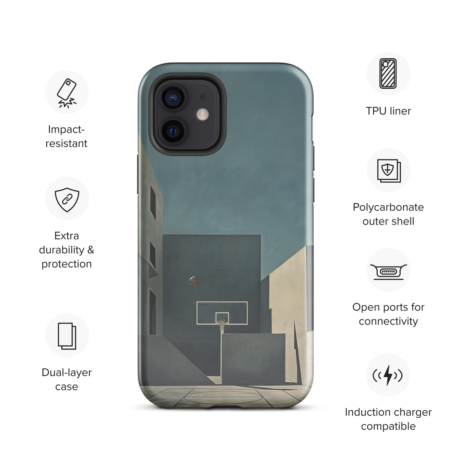 "Concrete" Tough Case for iPhone®