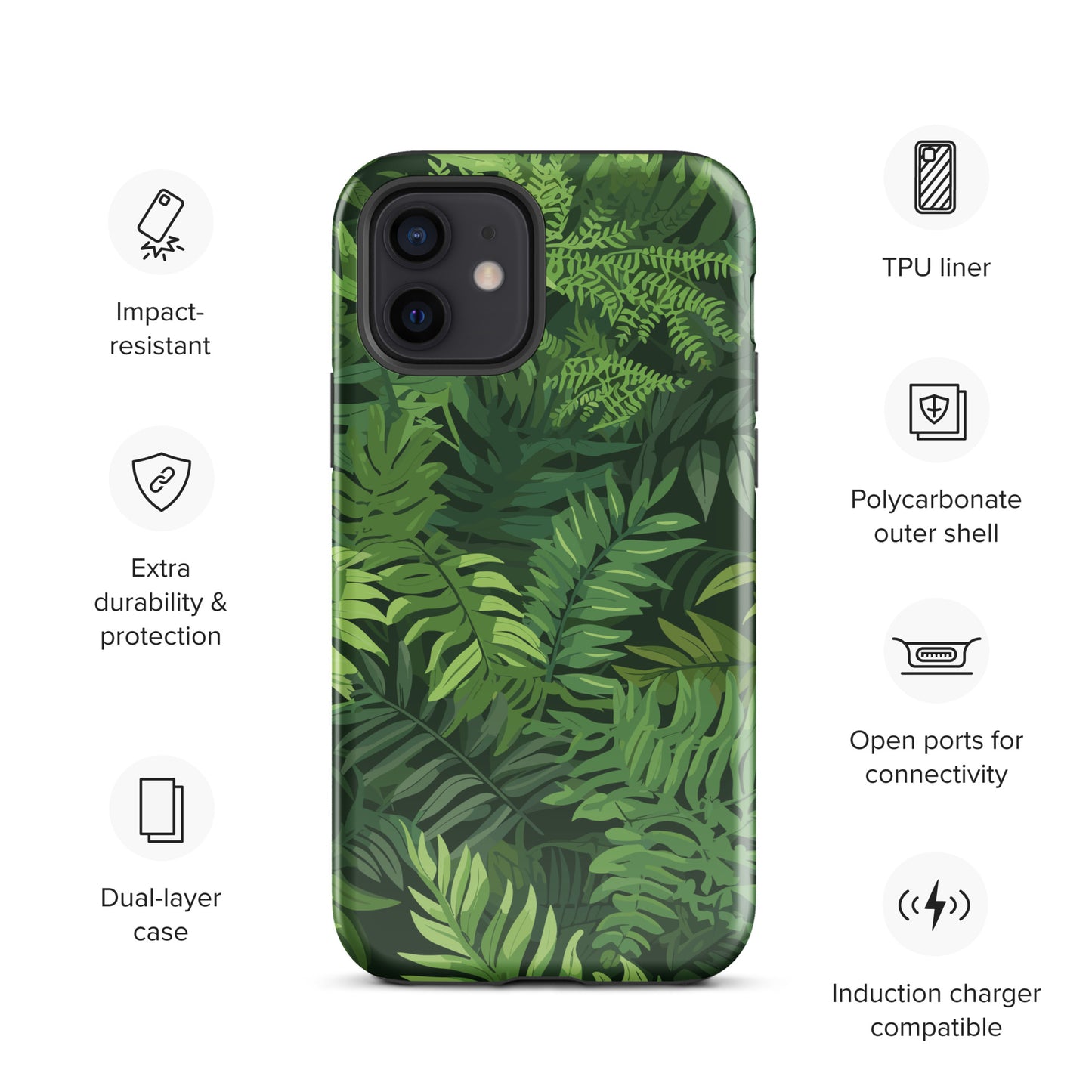 "Ferns" Tough Case for iPhone®