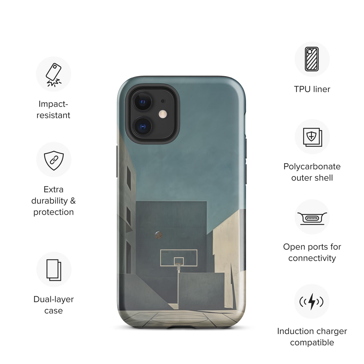 "Concrete" Tough Case for iPhone®