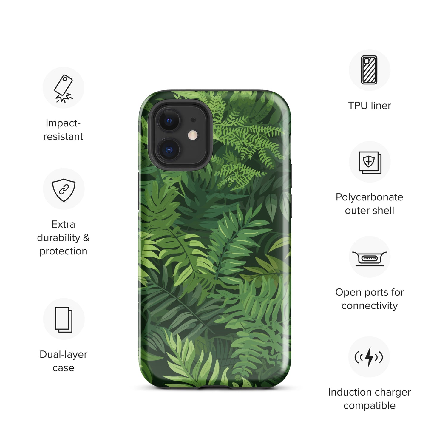 "Ferns" Tough Case for iPhone®