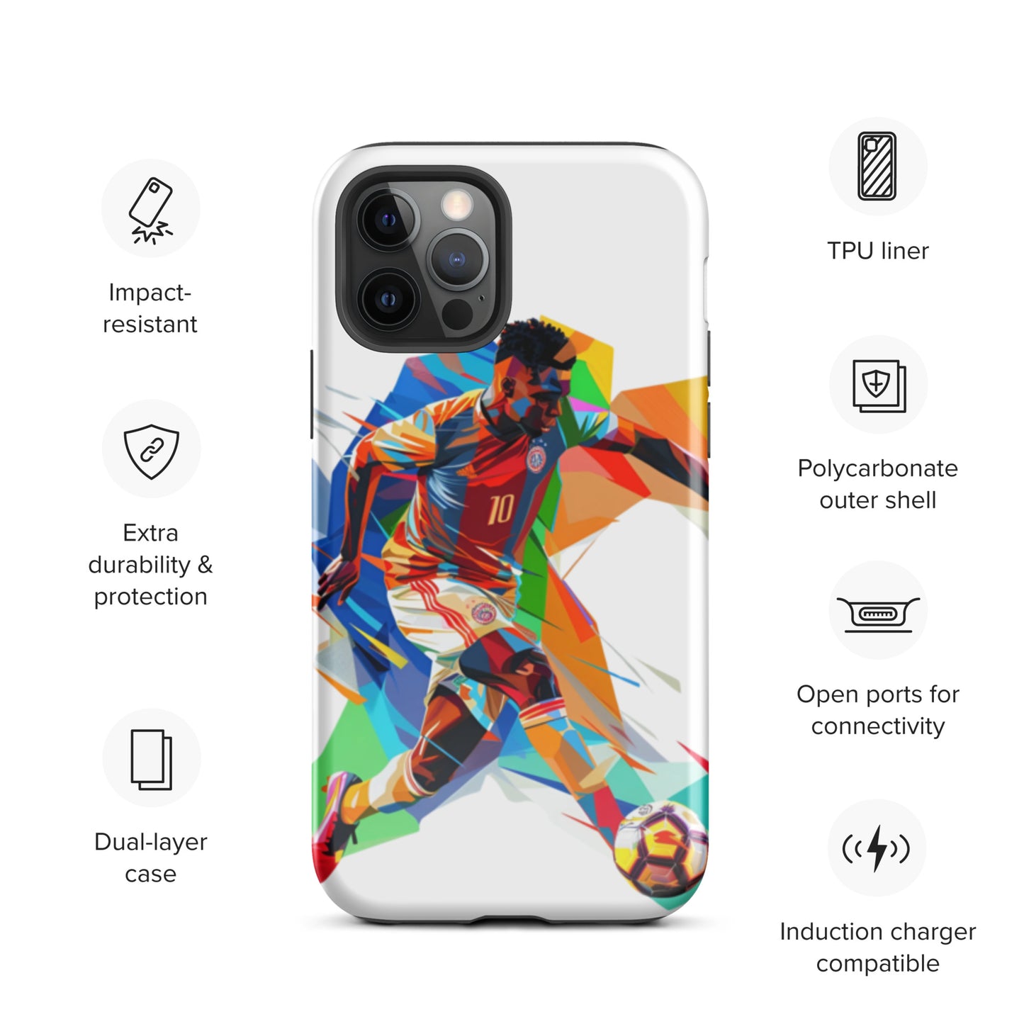 "Soccer" Tough Case for iPhone®