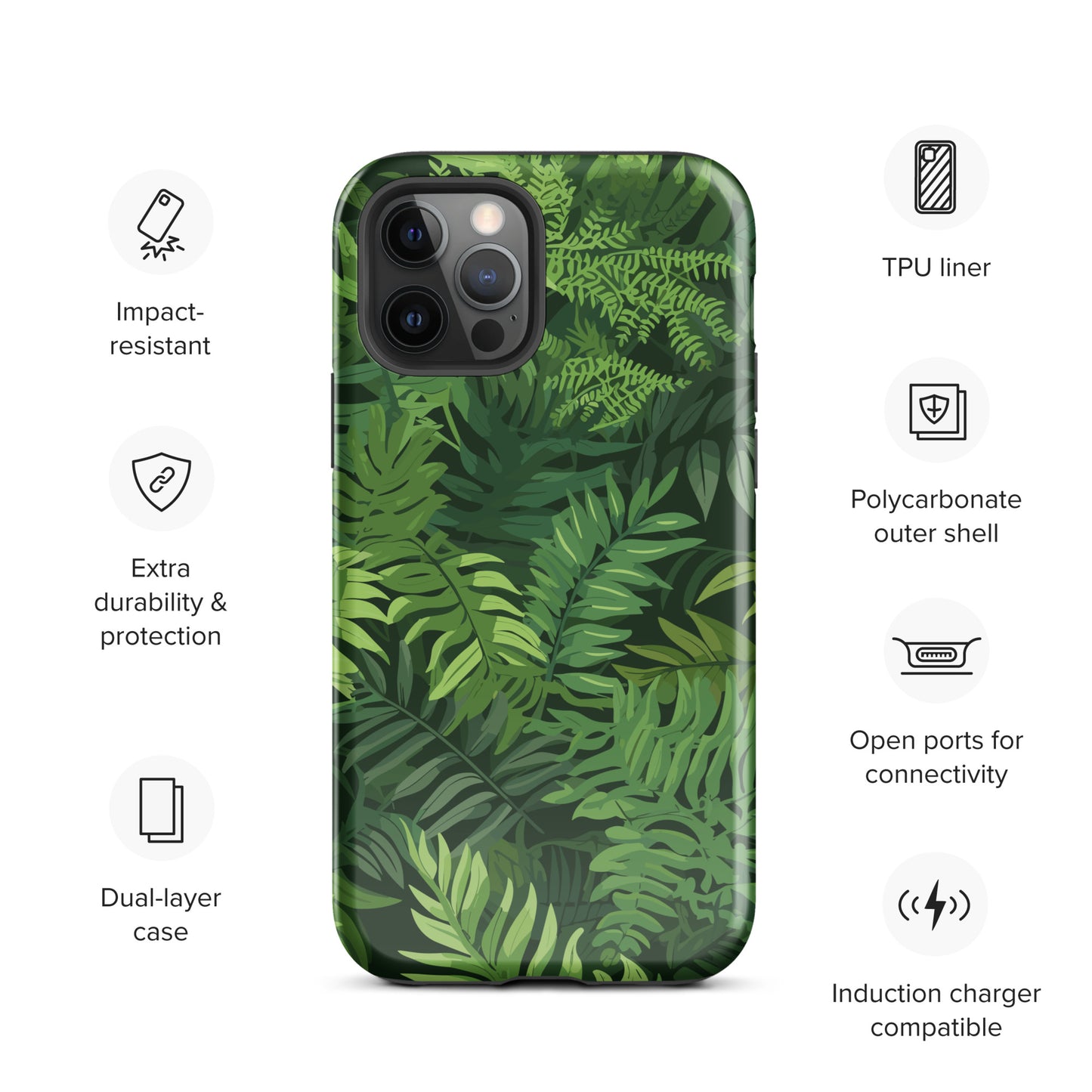 "Ferns" Tough Case for iPhone®