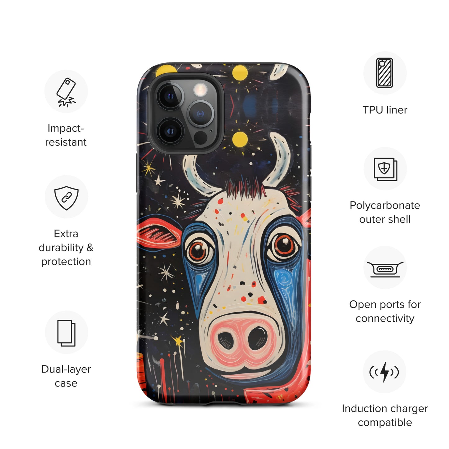 "Cow" Tough Case for iPhone®