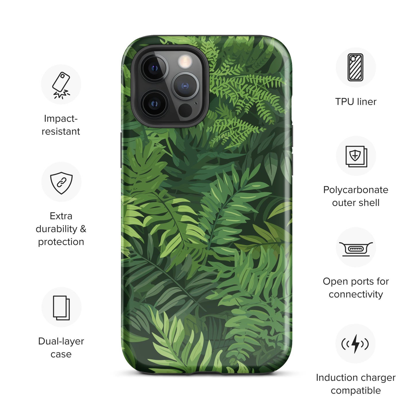 "Ferns" Tough Case for iPhone®