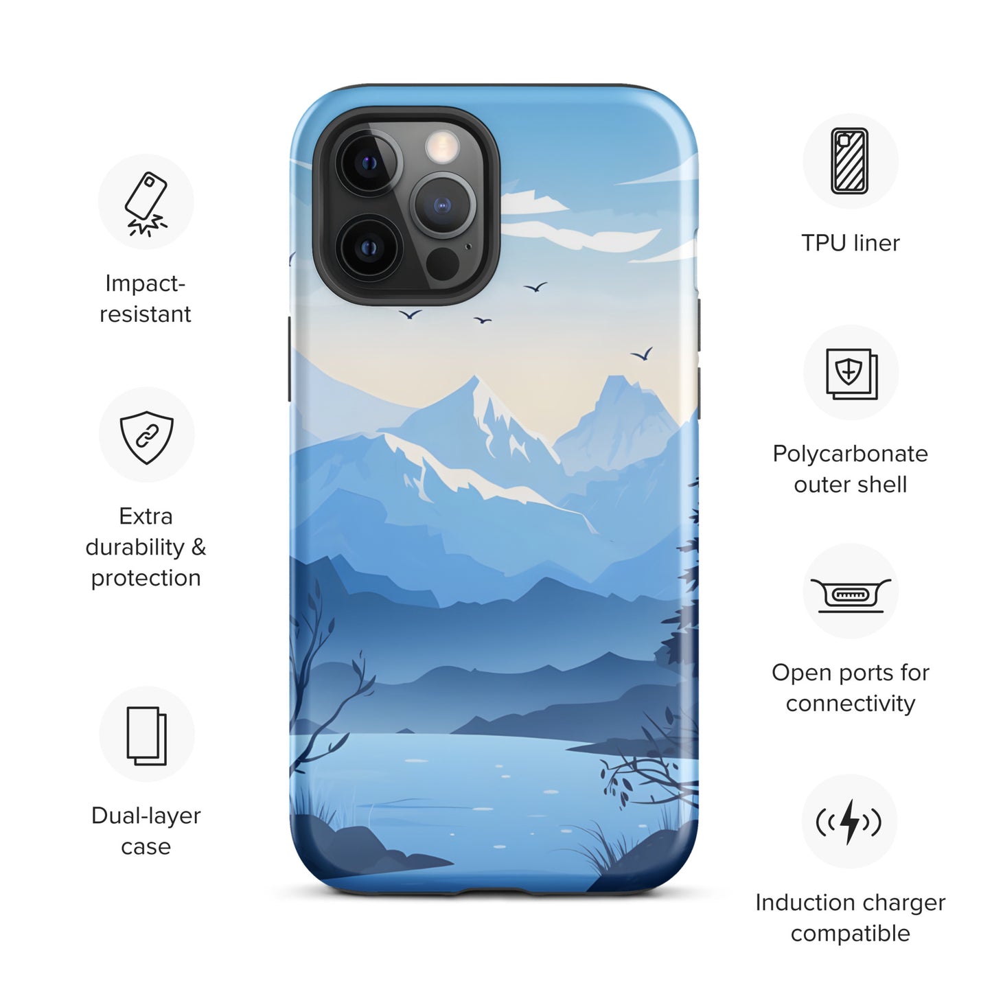 "Blue" Tough Case for iPhone®