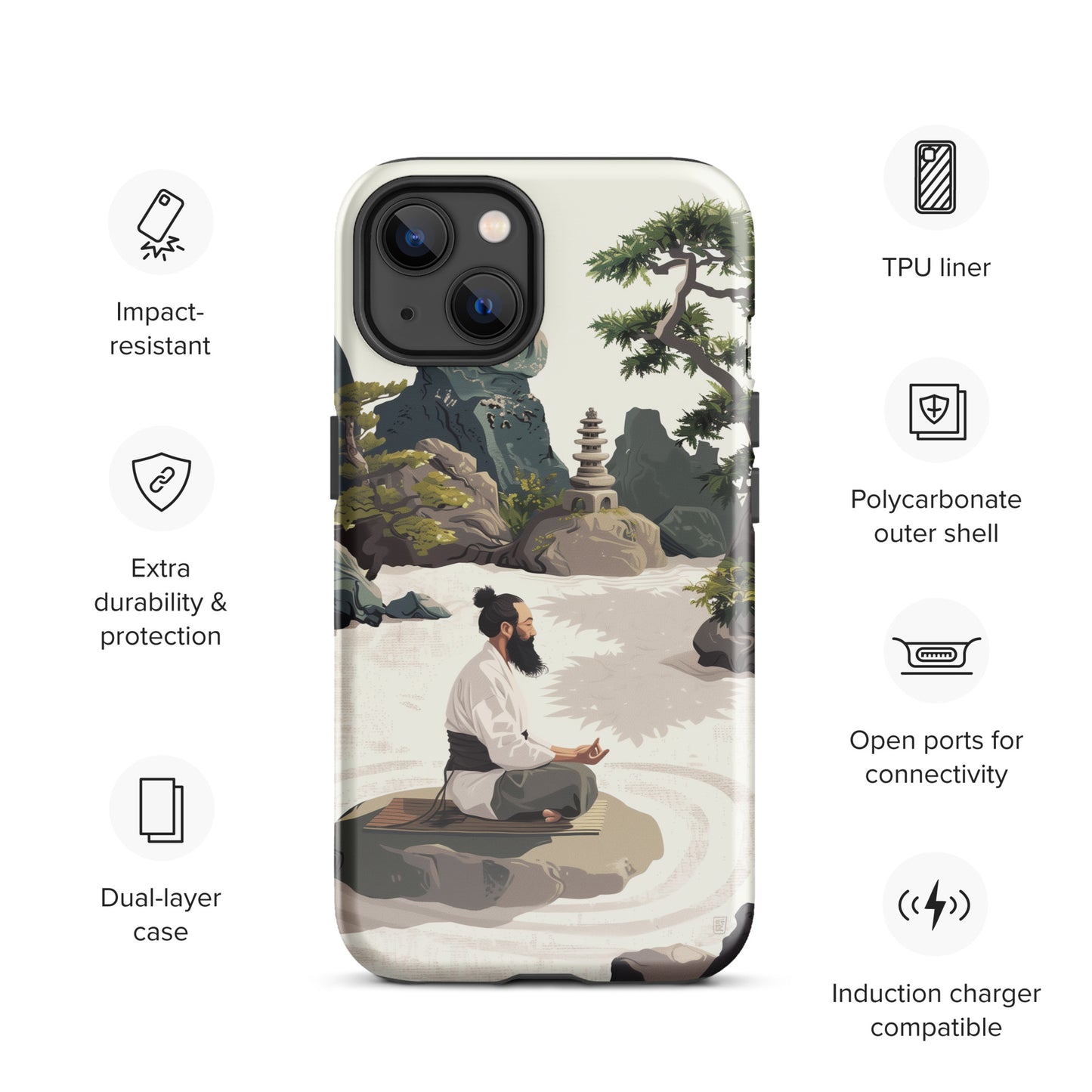 "Mindful" Tough Case for iPhone®