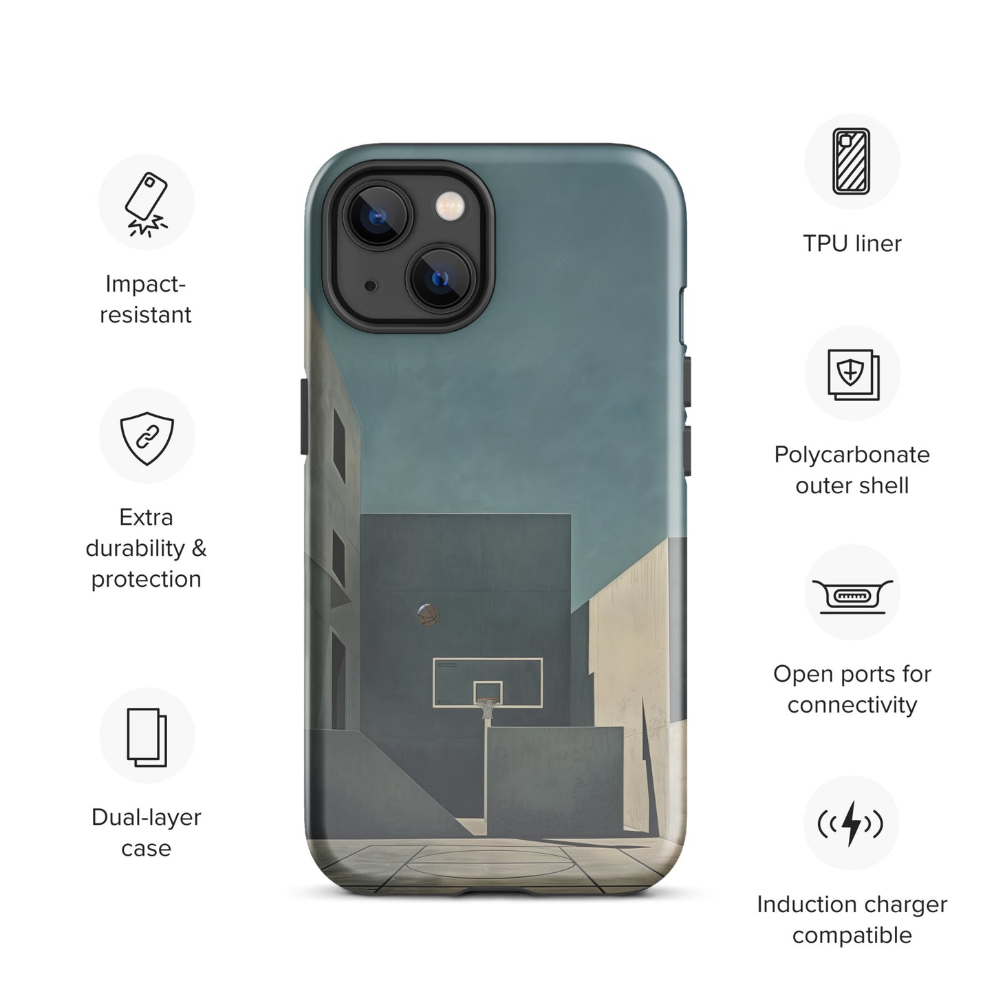 "Concrete" Tough Case for iPhone®