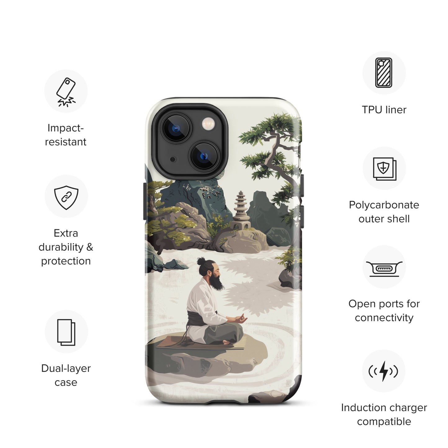 "Mindful" Tough Case for iPhone®