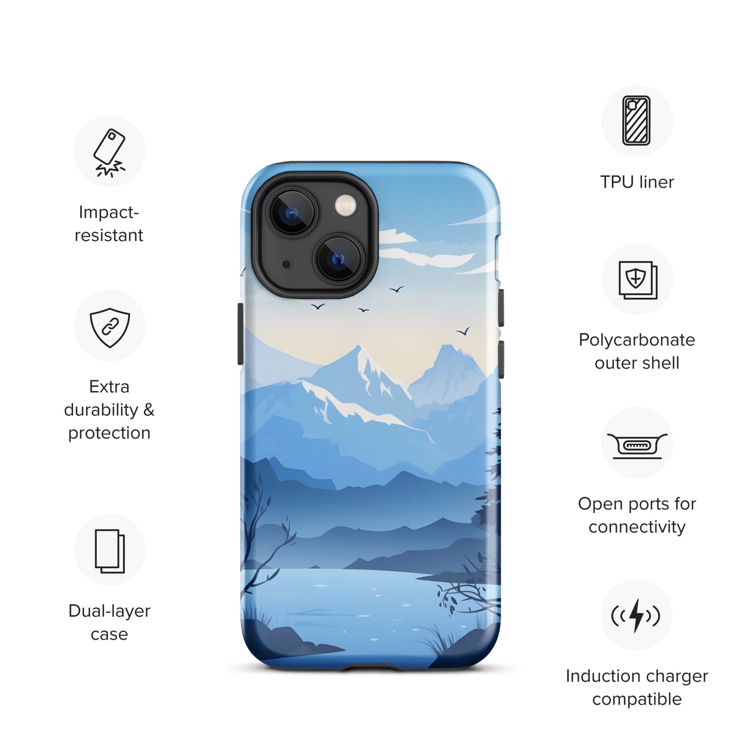 "Blue" Tough Case for iPhone®