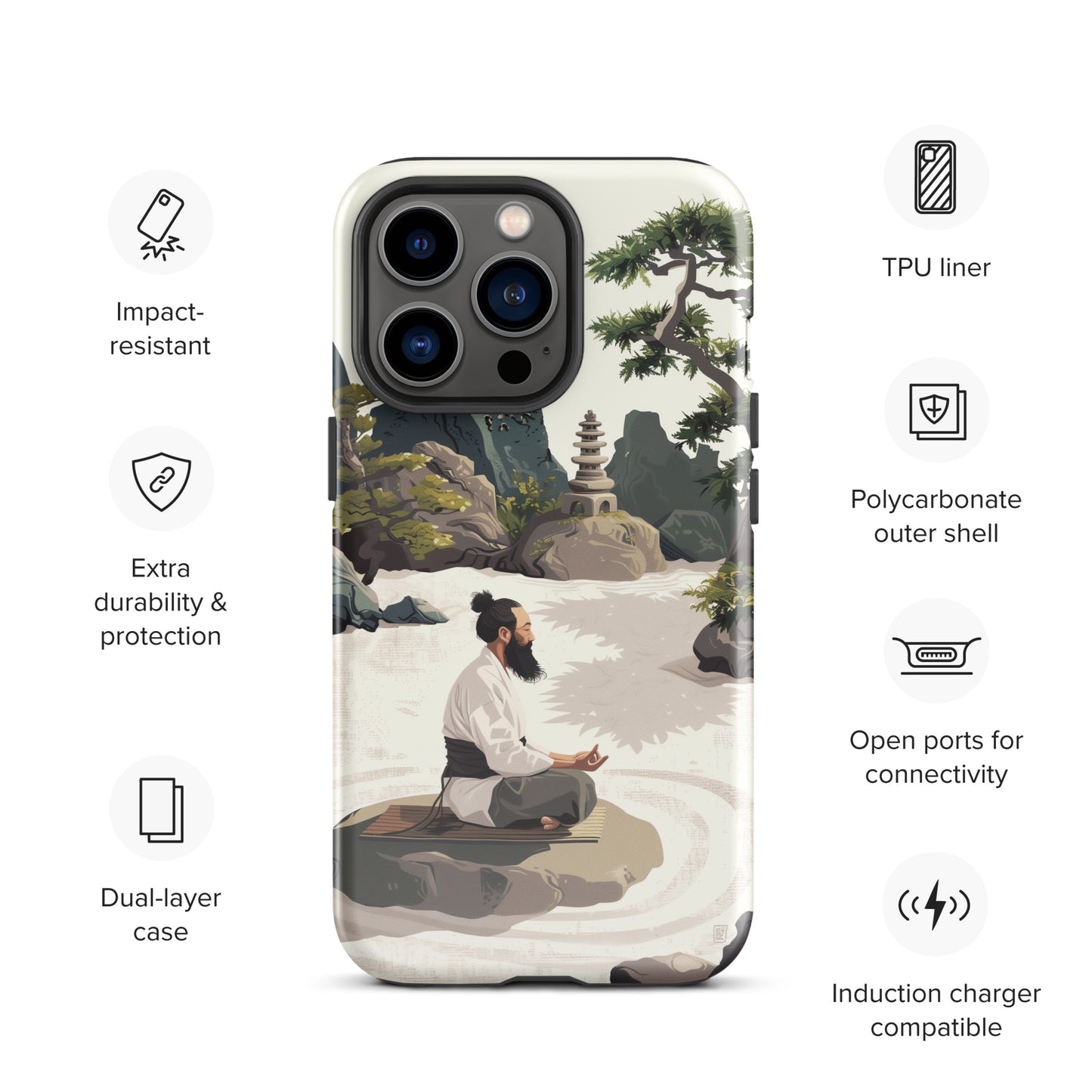 "Mindful" Tough Case for iPhone®