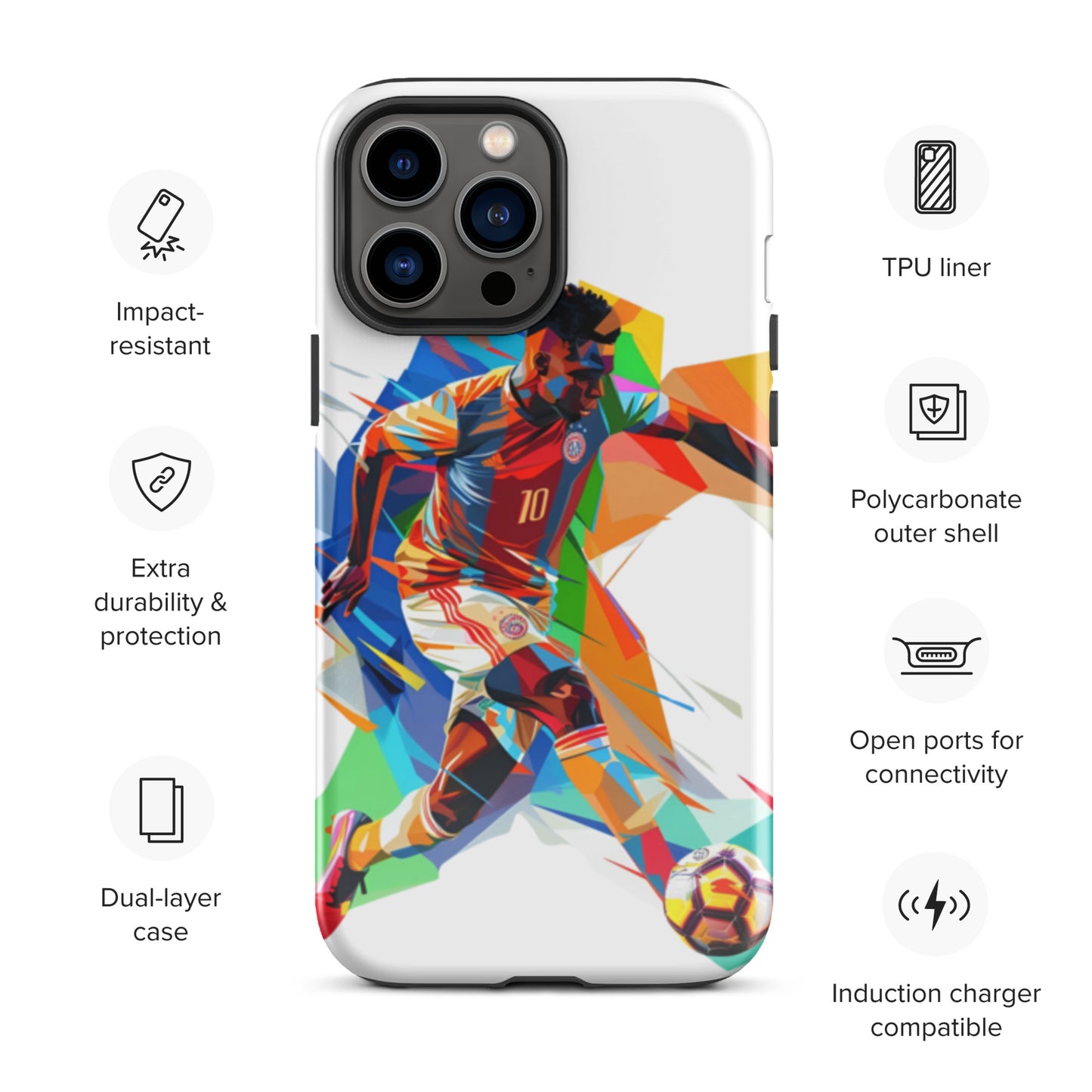 "Soccer" Tough Case for iPhone®