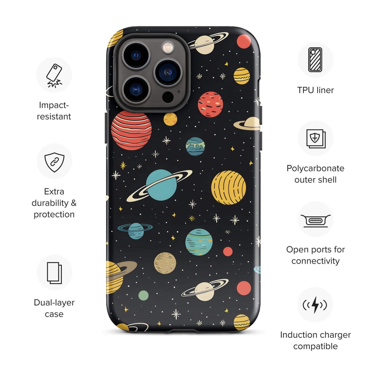 "Space" Tough Case for iPhone®