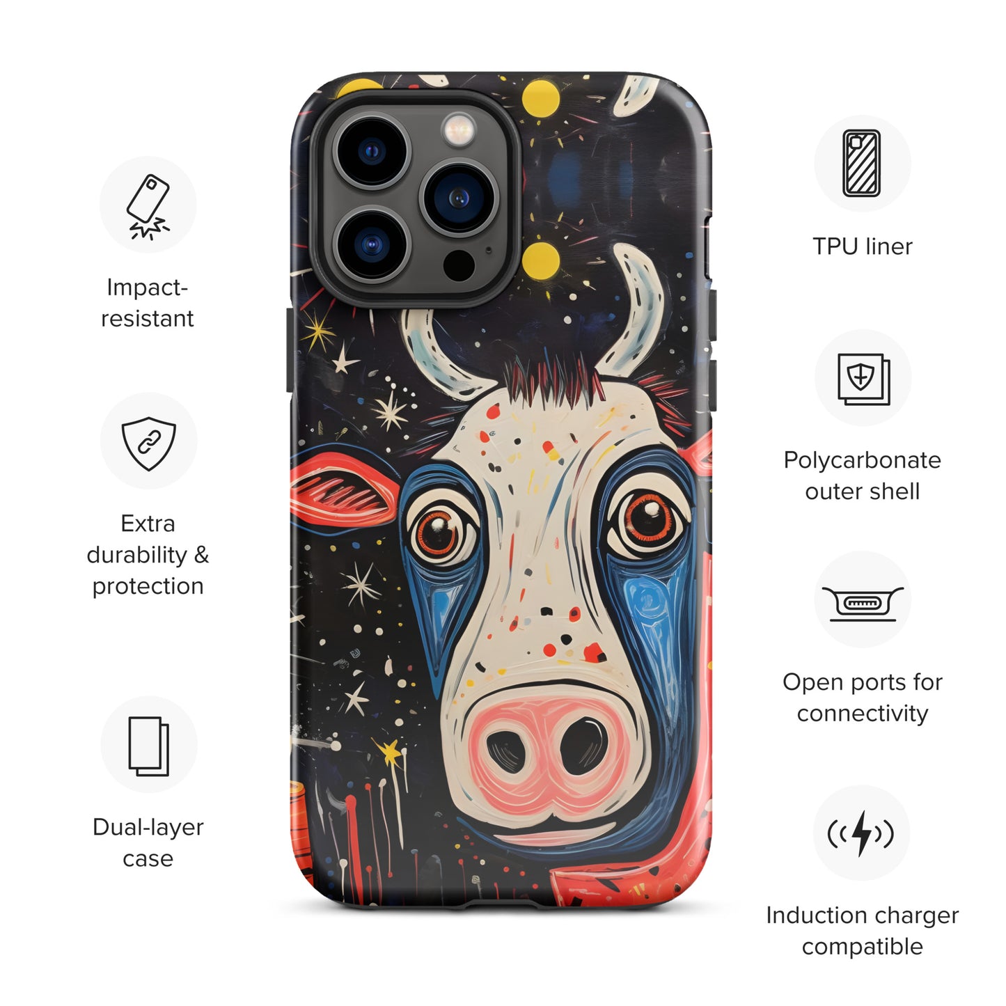 "Cow" Tough Case for iPhone®