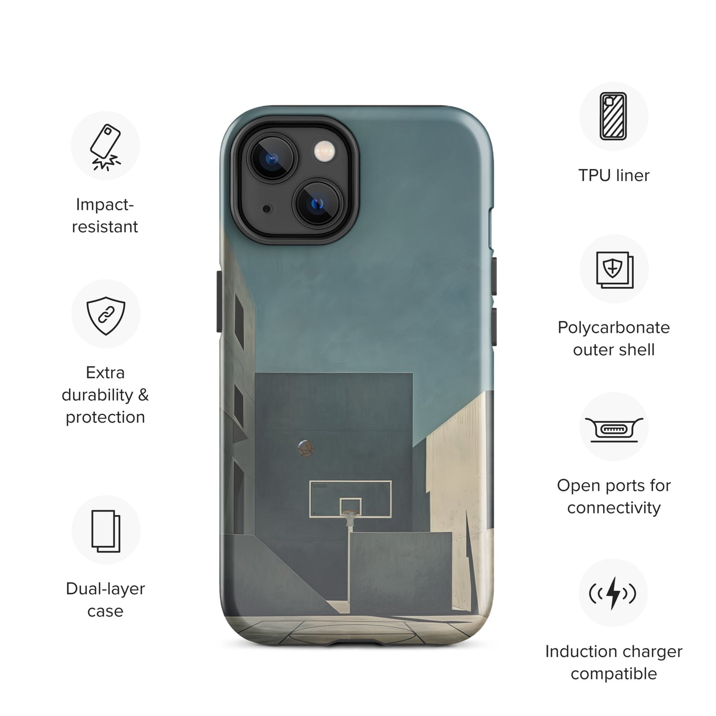 "Concrete" Tough Case for iPhone®