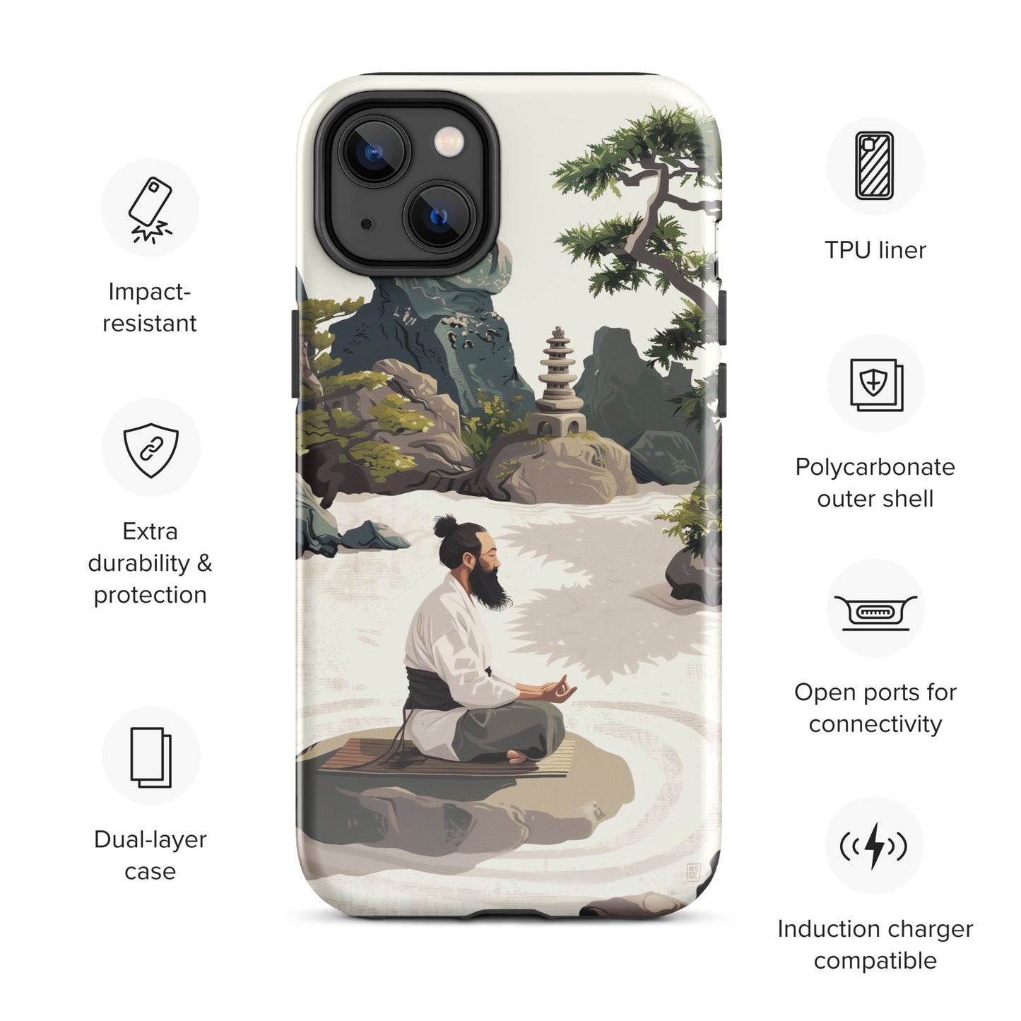 "Mindful" Tough Case for iPhone®