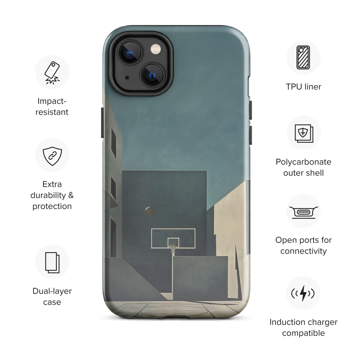 "Concrete" Tough Case for iPhone®