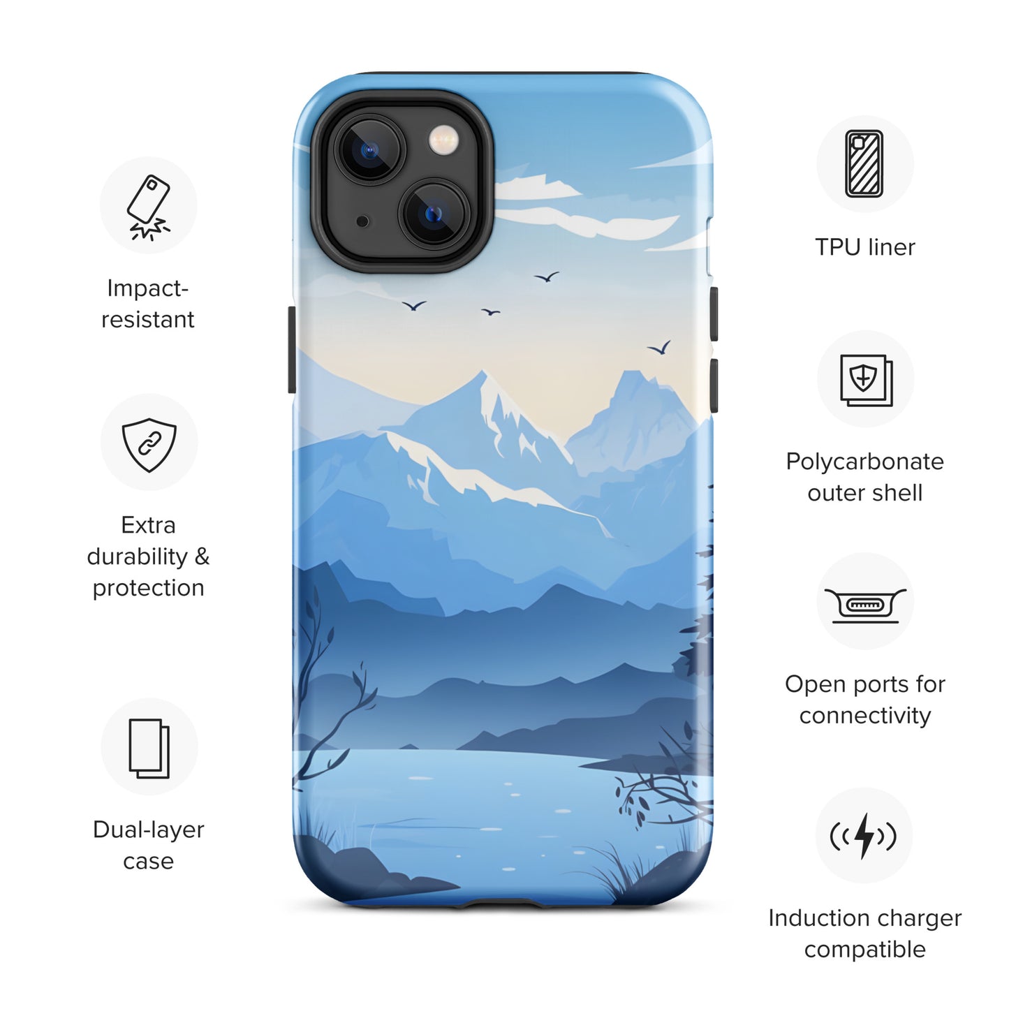 "Blue" Tough Case for iPhone®