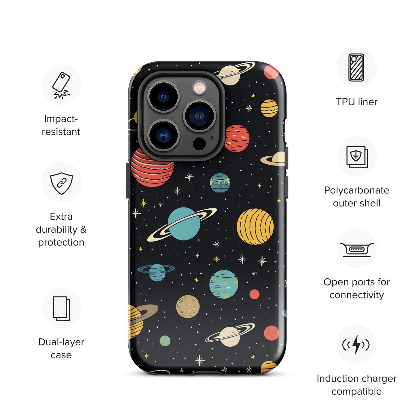 "Space" Tough Case for iPhone®