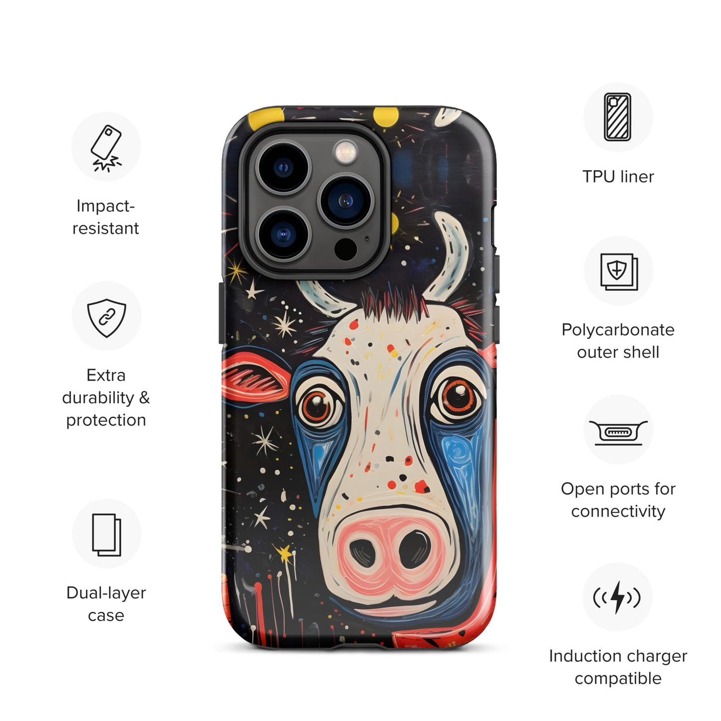 "Cow" Tough Case for iPhone®