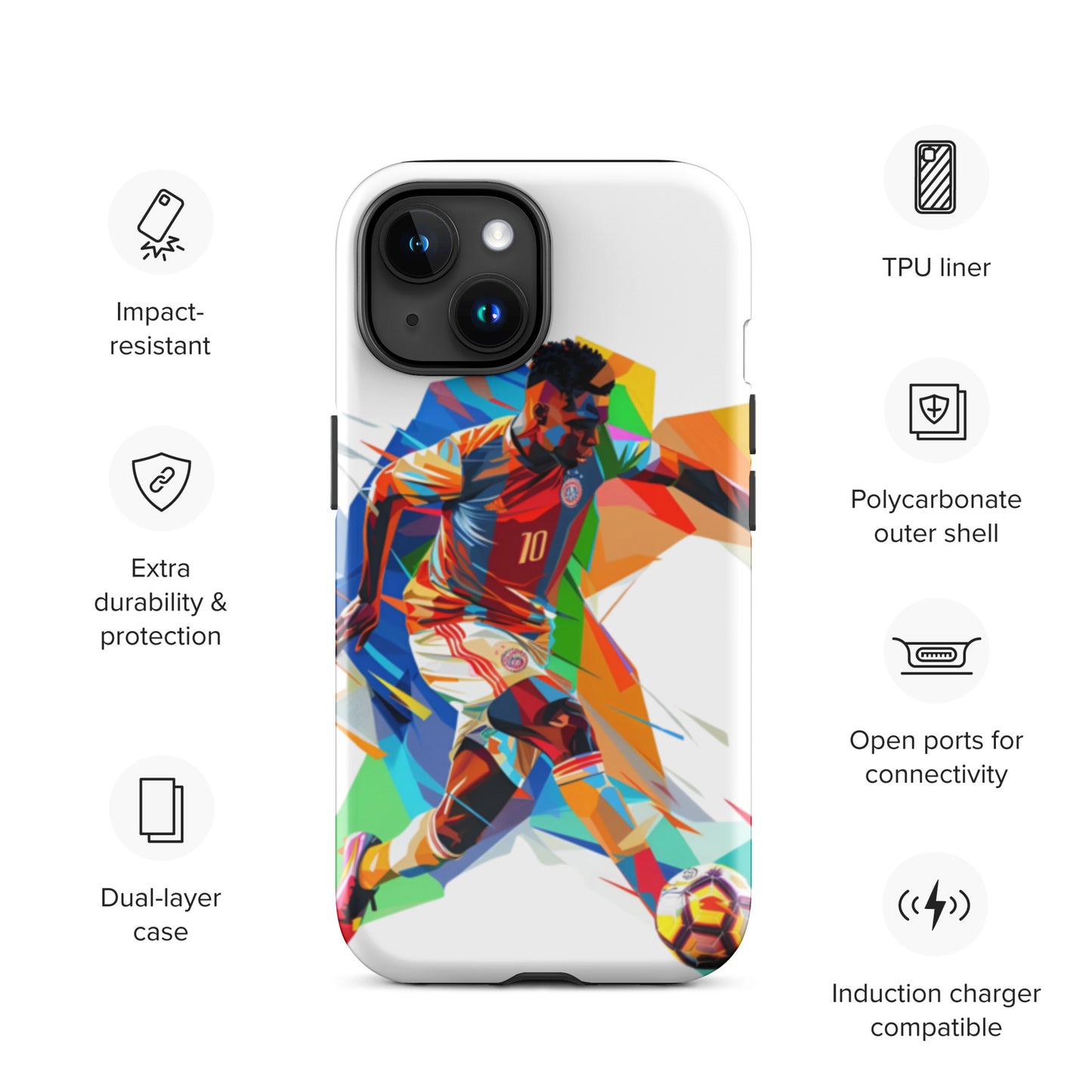 "Soccer" Tough Case for iPhone®