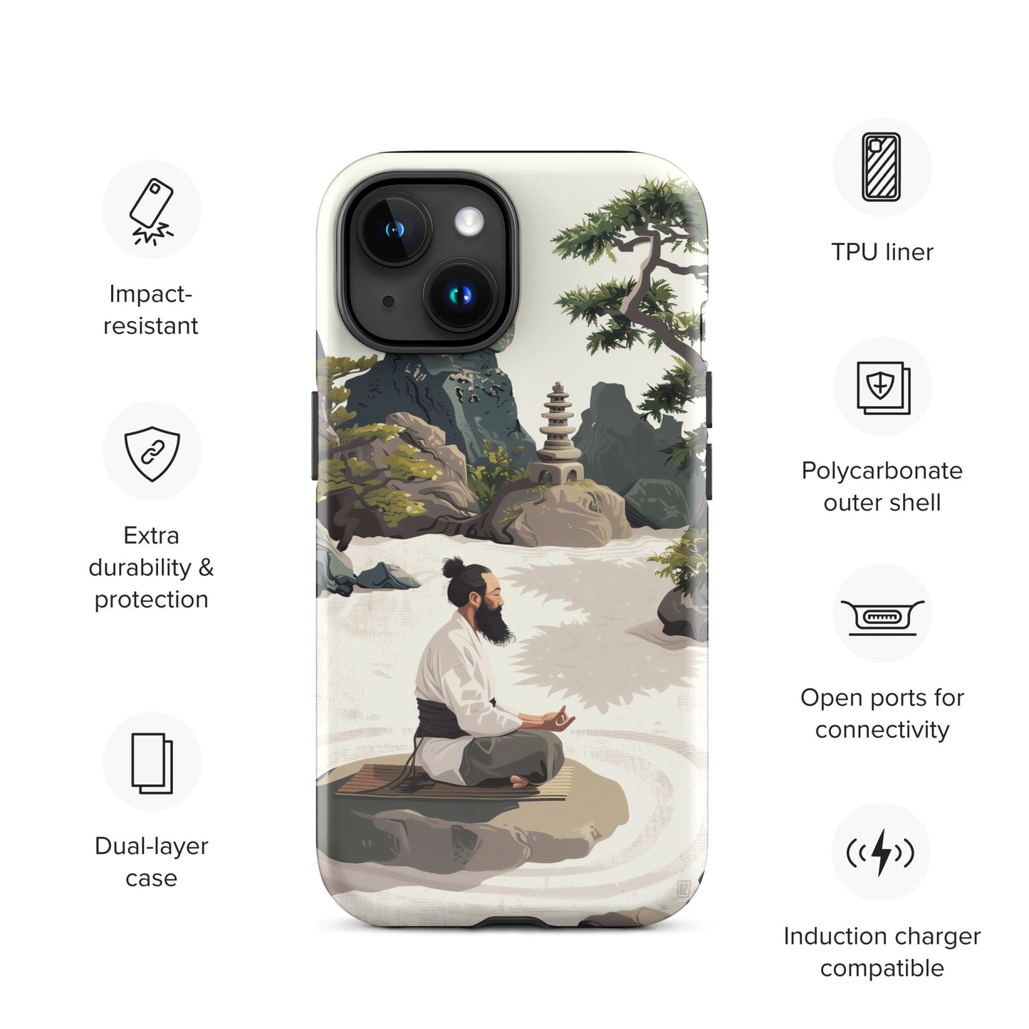 "Mindful" Tough Case for iPhone®