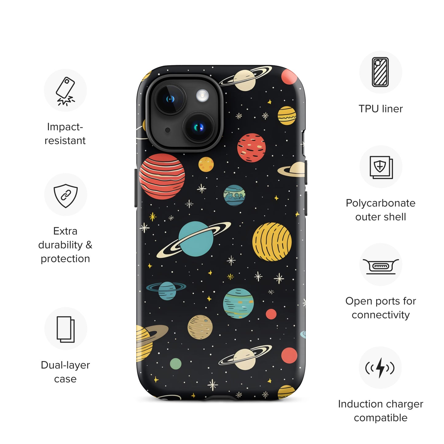 "Space" Tough Case for iPhone®