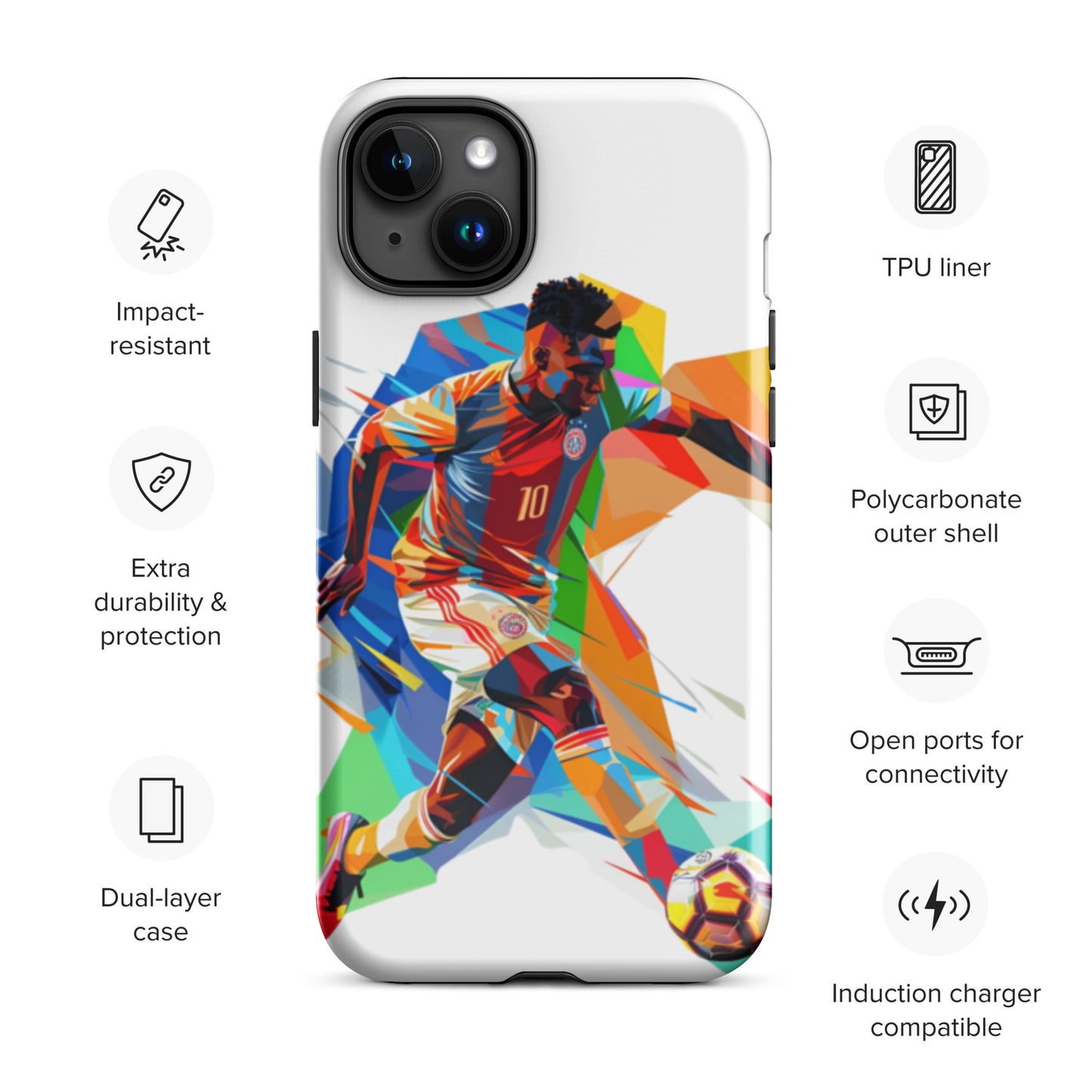 "Soccer" Tough Case for iPhone®