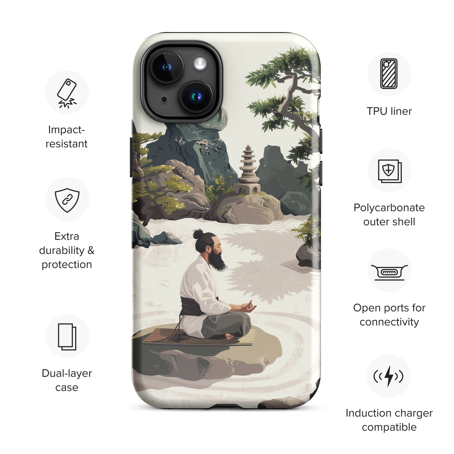 "Mindful" Tough Case for iPhone®