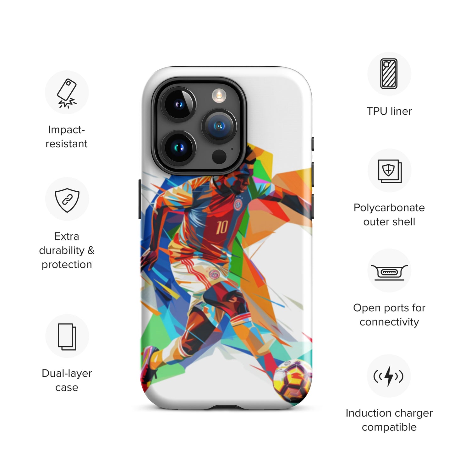 "Soccer" Tough Case for iPhone®