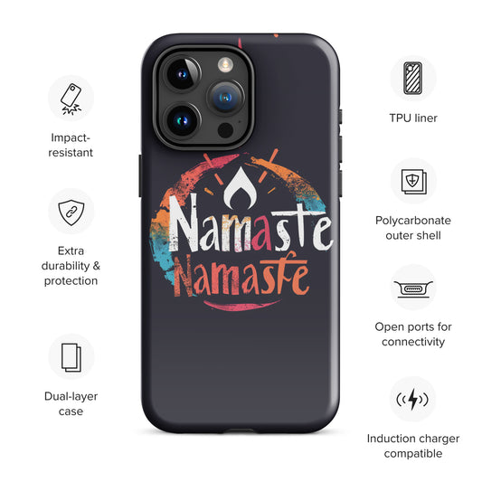 "Namaste 2" Tough Case for iPhone®