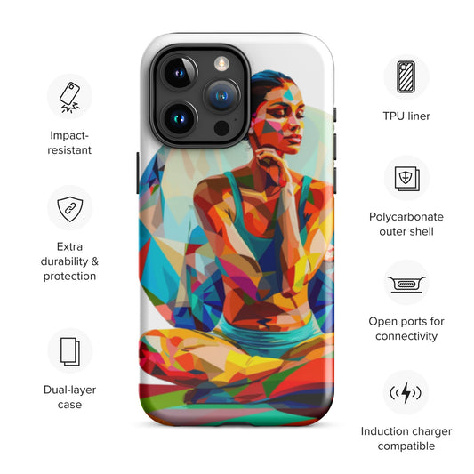 "sukhasana" Tough Case for iPhone®