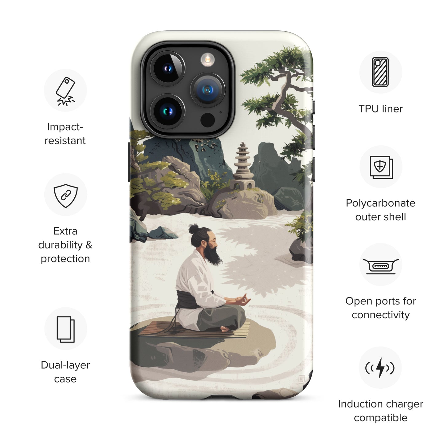 "Mindful" Tough Case for iPhone®