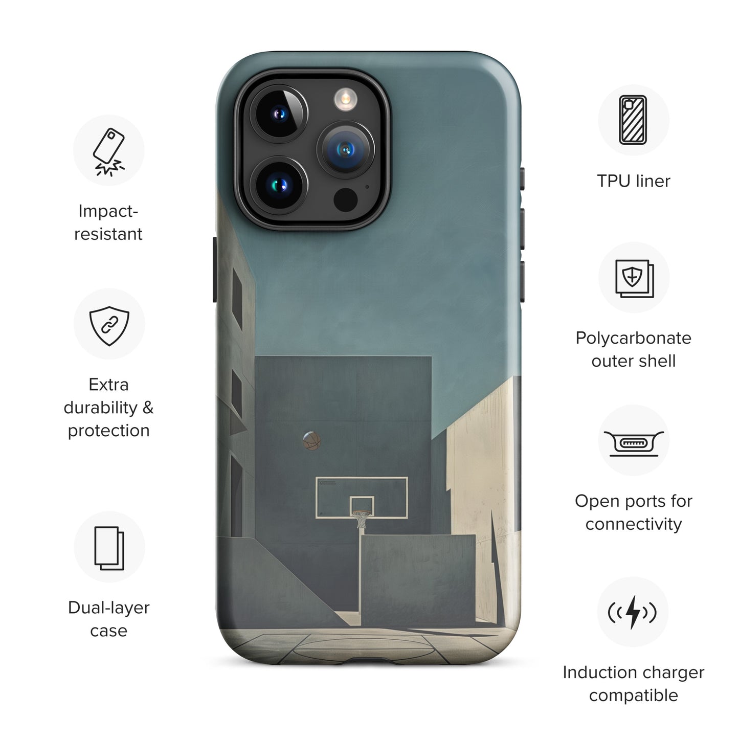 "Concrete" Tough Case for iPhone®