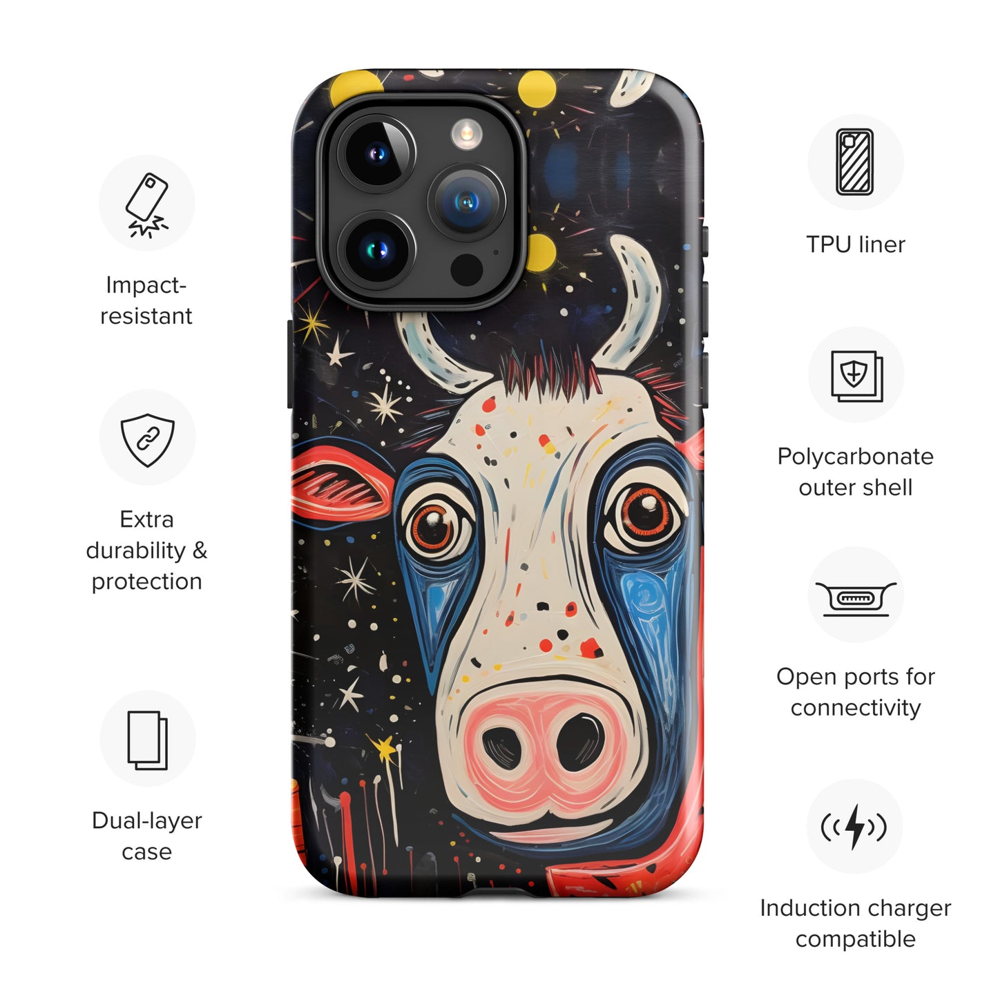 "Cow" Tough Case for iPhone®