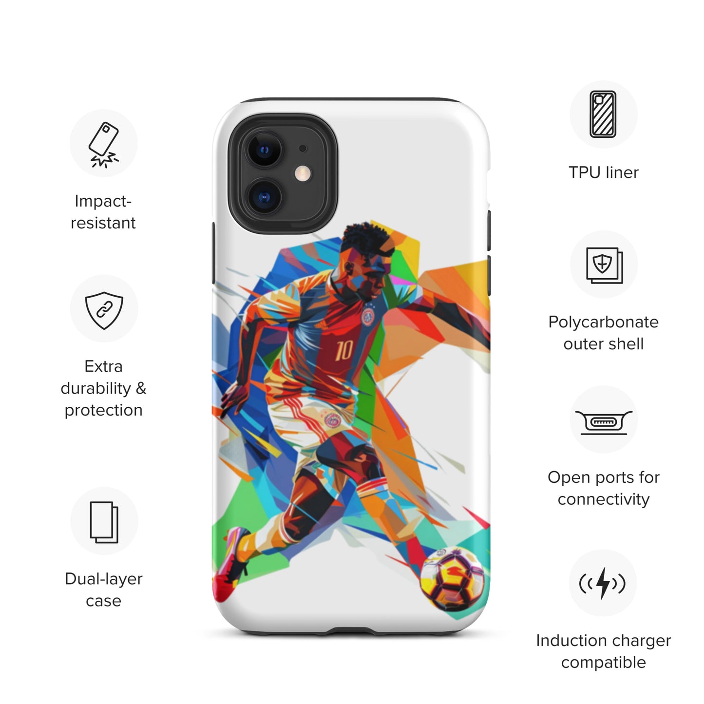 "Soccer" Tough Case for iPhone®