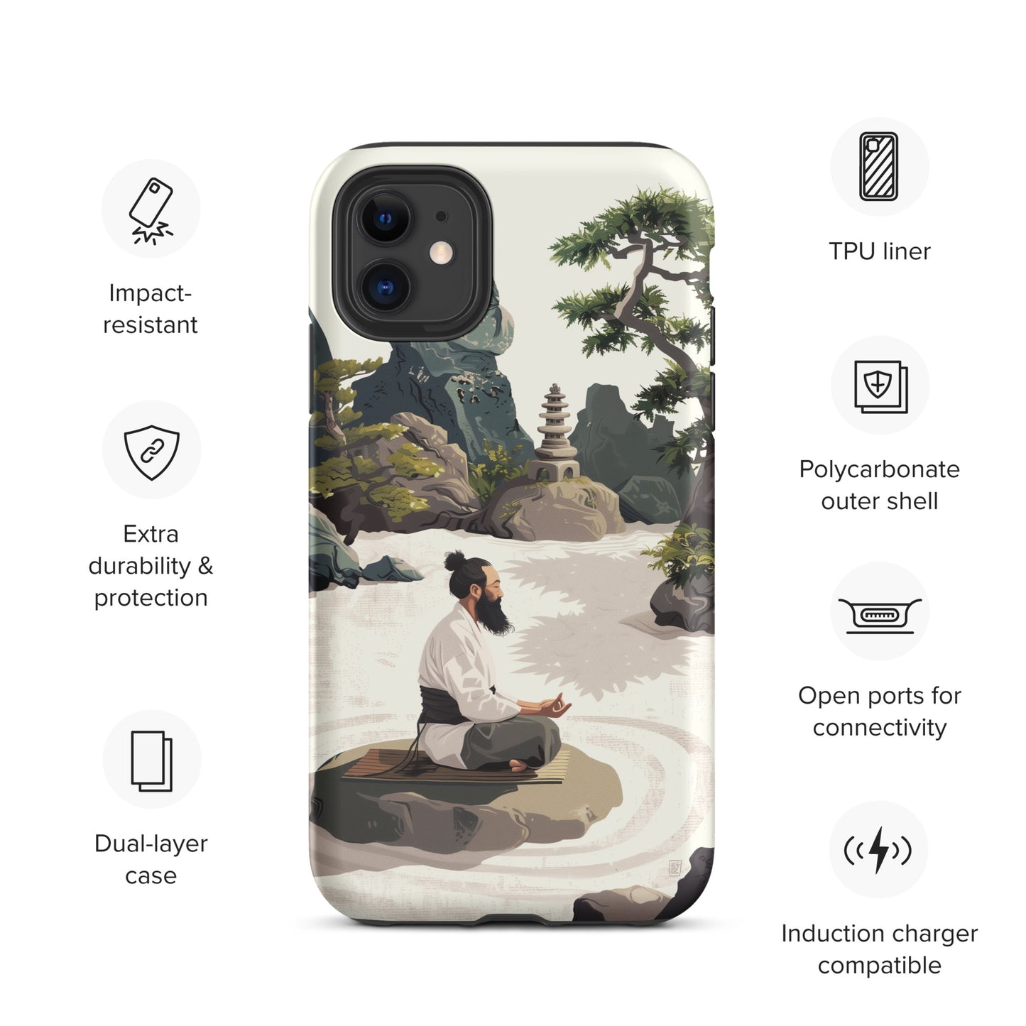 "Mindful" Tough Case for iPhone®